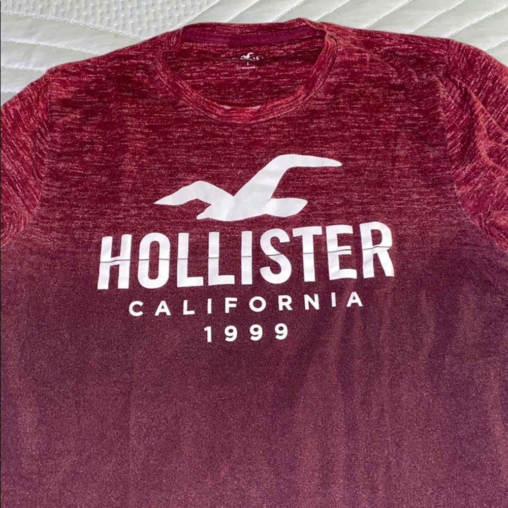 Red Short sleeve shirt from Hollister